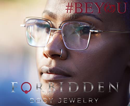 Forbidden Body Jewelry 18g 10mm Gold Tone Surgical Steel Perfect Basics Comfort Fit Nose Hoop