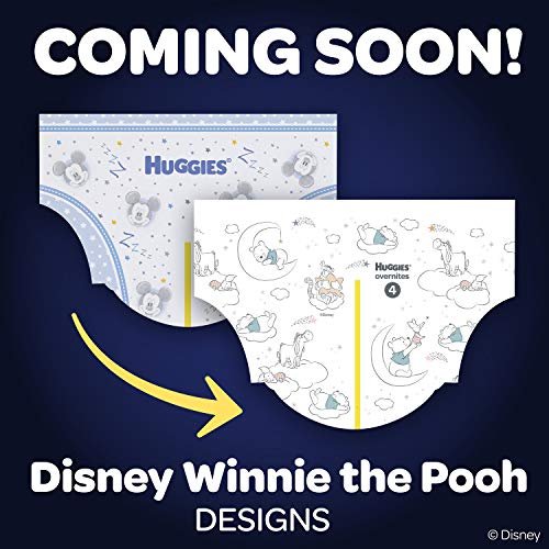 Huggies Overnites Nighttime Diapers, Size 3, 80 Ct (Packaging May Vary)