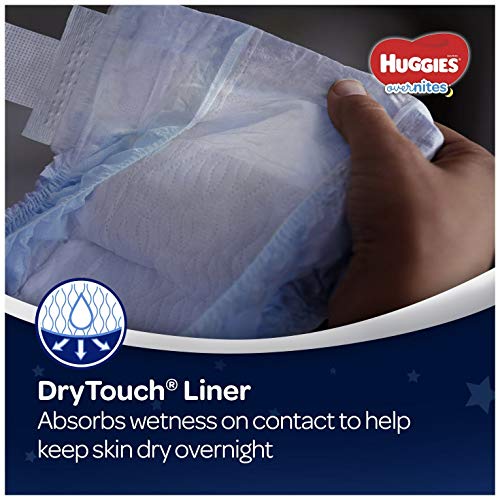 Huggies Overnites Nighttime Diapers, Size 3, 80 Ct (Packaging May Vary)