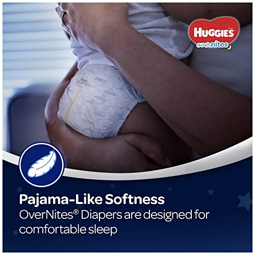 Huggies Overnites Nighttime Diapers, Size 3, 80 Ct (Packaging May Vary)