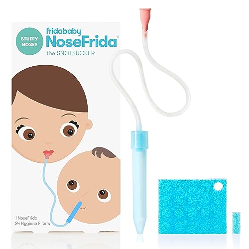 Baby Nasal Aspirator NoseFrida the Snotsucker with 20 Extra Hygiene Filters by Frida Baby