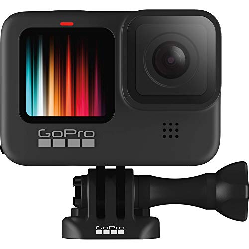 New GoPro HERO9 Black - Waterproof Action Camera with Front LCD and Touch Rear Screens, 5K Ultra HD Video, 20MP Photos, 1080p Live Streaming, Webcam, Stabilization