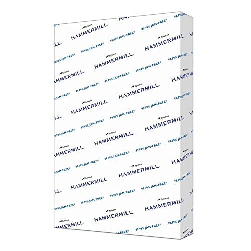 Hammermill 20lb Copy Paper, 11 x 17, 1 Ream, 500 Sheets, Made in USA, Sustainably Sourced From American Family Tree Farms, 92 Bright, Acid Free, Economical Multipurpose Printer Paper, 105023R