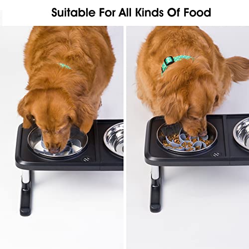 Keegud Slow Feeder Dog Bowls with 36 Octopus Suction Cups