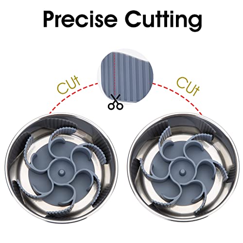 Keegud Slow Feeder Dog Bowls with 36 Octopus Suction Cups