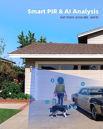 Wireless Rechargeable Battery Powered WiFi Camera, Home Security Camera, Night Vision, Indoor/Outdoor, 1080P Video with Motion Detection, 2-Way Audio, Waterproof, compatible with Cloud Storage/SD Slot