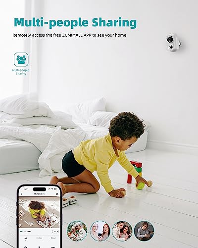 Wireless Rechargeable Battery Powered WiFi Camera, Home Security Camera, Night Vision, Indoor/Outdoor, 1080P Video with Motion Detection, 2-Way Audio, Waterproof, compatible with Cloud Storage/SD Slot