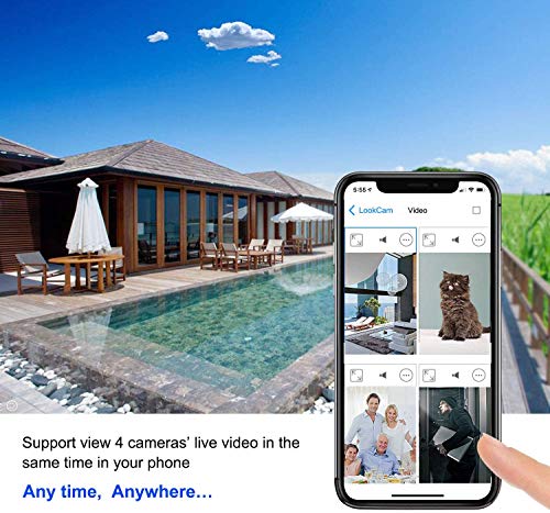 Mini Spy Camera 1080P WiFi Hidden Video Camera Wireless Covert Security Cameras 150° Wide Angle Nanny Cam with DIY Interchangeable Lens/Night Vision/Motion Activated for Home Surveillance(New Version)