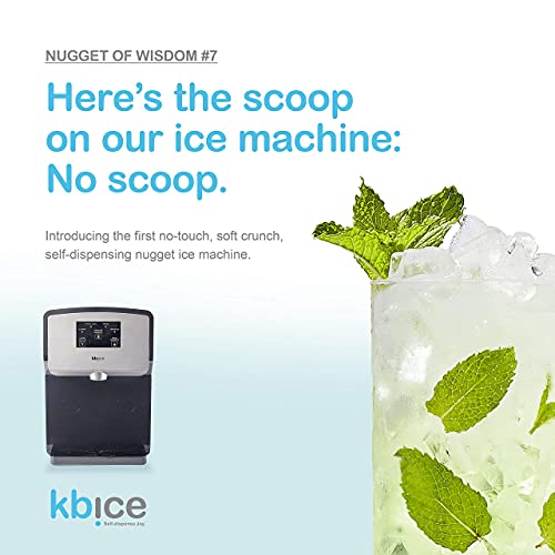 KBice Self Dispensing Countertop Nugget Ice Maker