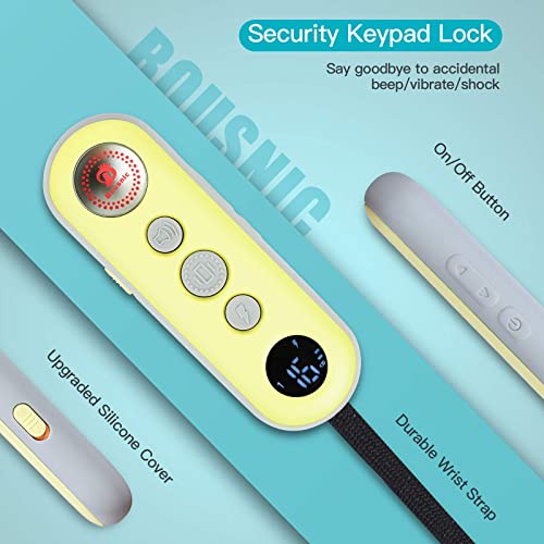 Bousnic Dog Shock Collar with Remote - Small Size for Dog 8-120lbs 1000ft Waterproof Rechargeable e Dog Training Collar for Small Medium Large Breed Dogs with Beep/Vibrate/Safe Shock & Indicator Light