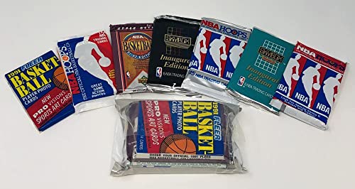 100 NBA Basketball Cards in Sealed Wax Packs - A Perfect Gift for New Collectors Includes Players Such as Michael Jordan, Charles Barkley , Magic Johnson and Larry Bird ! Picked and Packed by Superior Sports Investments