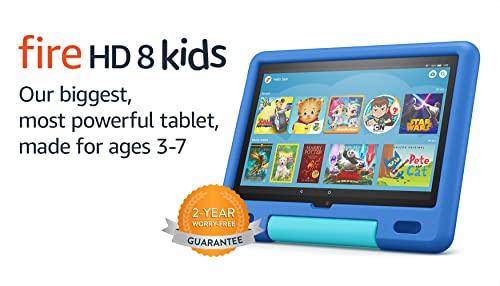 All-new Fire HD 10 Kids tablet, 10.1", 1080p Full HD, ages 3â7, 32 GB, Sky Blue