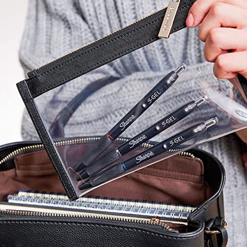 Sharpie S-Gel, Gel Pens, Bold Point (1.0mm), Black Ink Gel Pen, 12 Count