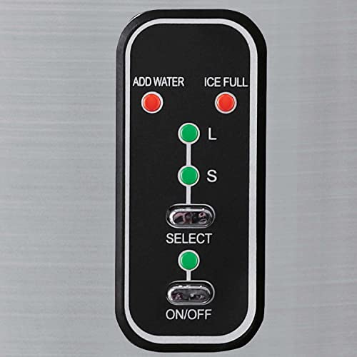 Frigidaire EFIC103 Ice Maker Machine Heavy Duty, Large Stainless Steel