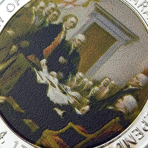 US Military Challenge Coin Presidential 1776 Declaration of Independence Commemorative Coin