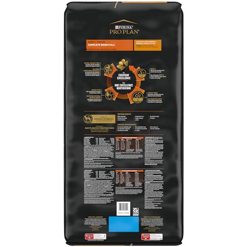 Purina Pro Plan High Protein Dog Food With Probiotics for Dogs, Shredded Blend Chicken & Rice Formula - 35 lb. Bag