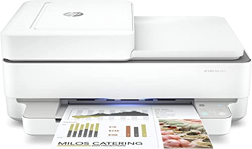 HP ENVY Pro 6455 Wireless All-in-One Printer | Mobile Print, Scan & Copy | Auto Document Feeder (5SE45A)