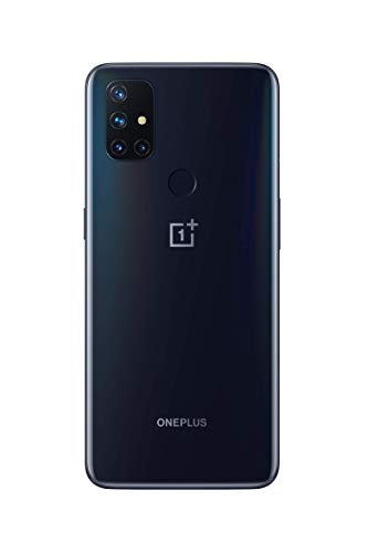 OnePlus Nord N10 5G Unlocked Smartphone, Midnight Iceâ, 90Hz Refresh Rate, 6GB RAM + 128GB storage, US Version, Model BE2026