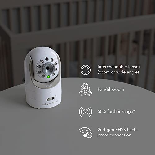 Infant Optics DXR-8 PRO Baby Monitor with 5" Screen, HD (720P) Resolution, and ANR