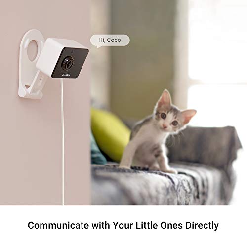 [2021 Upgrade]Zmodo 1080P Mini Pro, Plug-In WiFi Indoor Security Camera, Human/Vehicle/Pet Motion Dection, Baby Monitor Nanny Camera, Two-Way Audio Night Vision, Work with Alexa