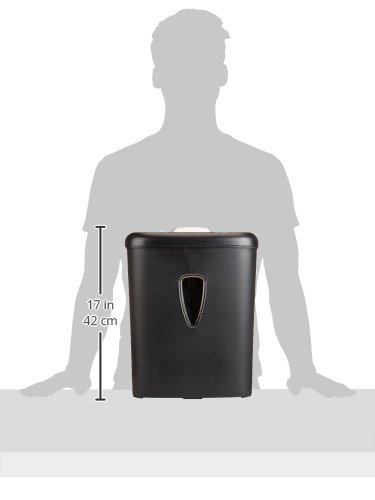 Amazon Basics 8-Sheet Cross Cut Paper Shredder and Credit Card Shredder with 4.1 Gallon Bin