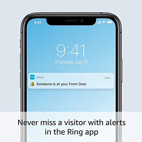 Ring Video Doorbell Pro â Upgraded, with added security features and a sleek design (existing doorbell wiring required)
