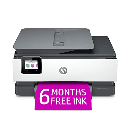 HP OfficeJet Pro 8025e All-in-One Wireless Color Printer for home office, with bonus 6 months free Instant Ink with HP+ (1K7K3A)