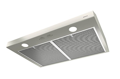 Broan-NuTone BCSD130BC Glacier Range Hood with Light, Exhaust Fan for Under Cabinet, 30 Inch, Bisque