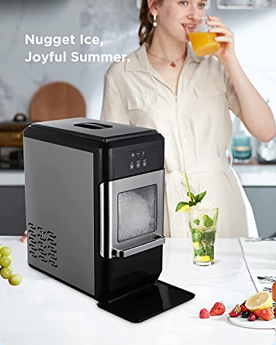 ADT Countertop Crunchy Chewable Nugget Ice Maker 44lbs per Day