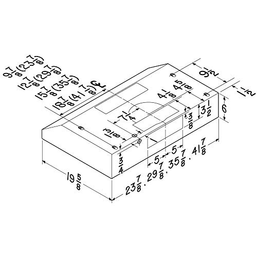 Broan-NuTone BCSD130BC Glacier Range Hood with Light, Exhaust Fan for Under Cabinet, 30 Inch, Bisque