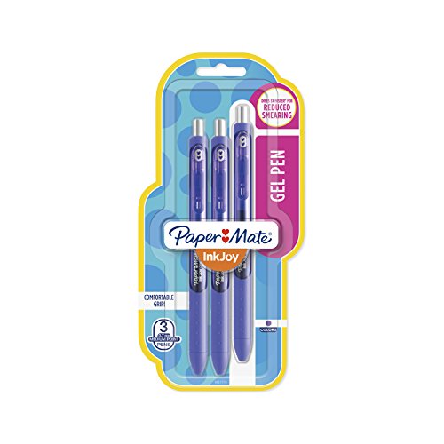 Paper Mate InkJoy Gel Pens, Medium Point, Purple, 3 Count