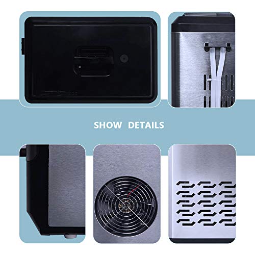 ADT Countertop Crunchy Chewable Nugget Ice Maker 44lbs per Day