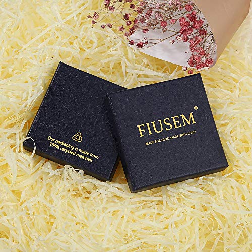 Fiusem Gold Layered Butterfly Necklaces for Women, Dainty 14K Gold Choker Necklaces and Tiny Butterfly Pendant Necklace, Chain Necklaces for Teen Girls 14â, 16â, 18â