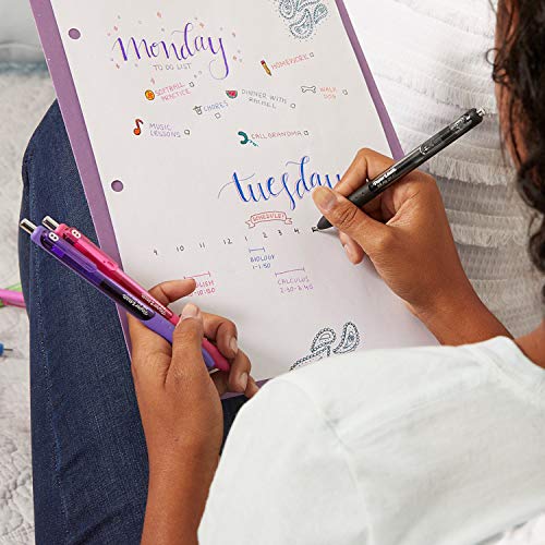 Paper Mate InkJoy Gel Pens, Medium Point, Purple, 3 Count