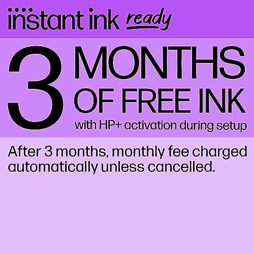 HP DeskJet 4155e All-in-One Wireless Color Printer, with Bonus 6 Months Free Instant Ink with HP+ (26Q90A)