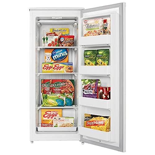 Danby Designer Energy Star 8.5-Cubic Feet Upright Freezer in White, DUFM085A4WDD