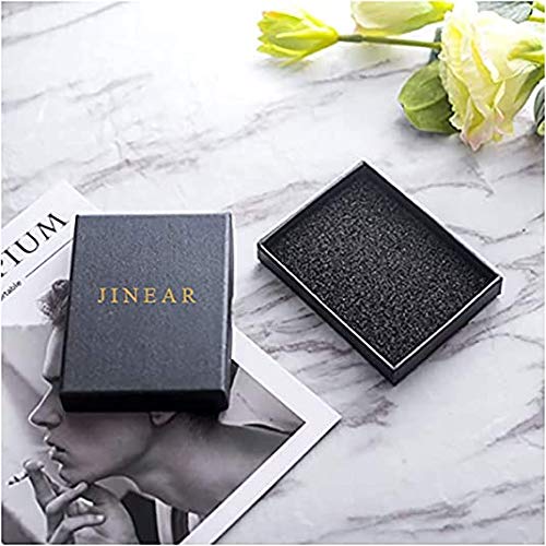 JINEAR 14k Gold Plated Chunky Thick Dome Gold Rings Wedding Band Statement Rings High Polish Lightweight Comfort Fit Size 5-9