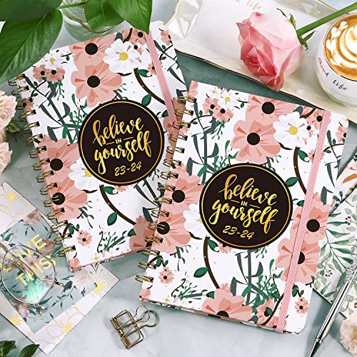 2021 Planner - Weekly & Monthly Planner 2021 with Tabs, 6.4"x 8.5", Jan 2021 - Dec 2021, Flexible Hardcover, Strong Binding, Thick Paper, Back Pocket, Elastic Closure, Inspirational Quotes