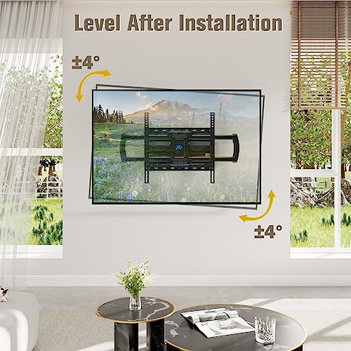 Mounting Dream TV Mount Bracket for 42-70 Inch Flat Screen TVs, Full Motion TV Wall Mounts with Swivel Articulating Dual Arms , Heavy Duty Design - Max VESA 600x400mm , 100 LBS Loading , MD2296