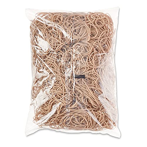 AmazonBasics Rubber Bands, Size 19 (3-1/2 x 1/16 Inch), 1250 Bands/1 lb. Pack, 25-Pack