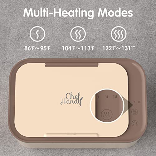 Wipe Warmer and Dispenser, Chefhandy Baby Wipe Warmer, Smart Precise Temperature Control, Large Capacity, Evenly Overall Heating, Silence, Constant Temperature Storage