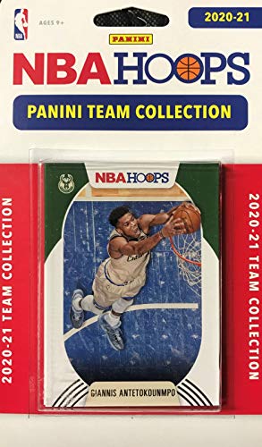 Milwaukee Bucks 2020 2021 Hoops Factory Sealed 8 Card Team Set with Giannis Antetokounmpo and Jordan Nwora Rookie Card
