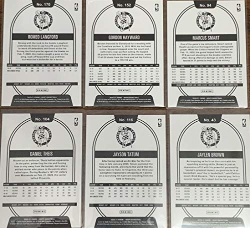 Boston Celtics 2020 2021 Hoops Factory Sealed Team Set with Rookie Cards of Aaron Nesmith and Payton Pritchard