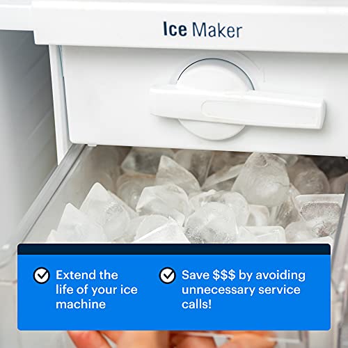 Essential Values Ice Machine Cleaner 16 fl oz, Nickel Safe Descaler | Ice Maker Cleaner Compatible with: Whirlpool 4396808, Manitowac, Ice-O-Matic, Scotsman, Follett & more! - Made in USA