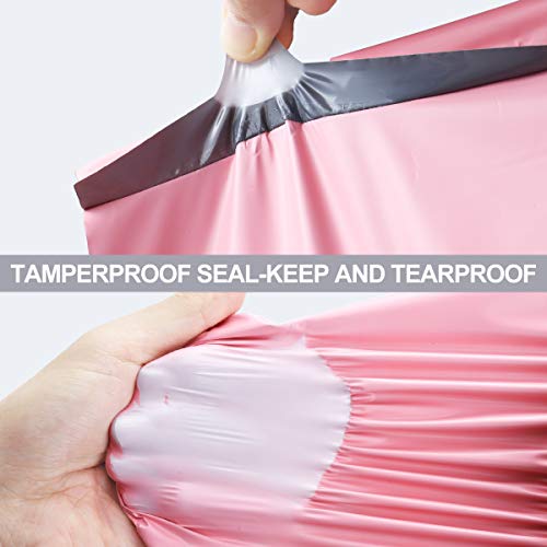 UCGOU 6x9" Light Pink Poly Mailers Premium Shipping Envelopes Mailer Self Sealed Mailing Bags with Waterproof and Tear-Proof Postal Bags 200Pcs