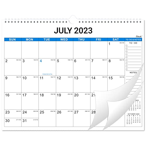 2021-2022 Calendar - 18 Monthly Wall Calendar, July 2021 - December 2022, 14.6'' x 11.4", Academic Calendar, Large Blocks with Julian Dates, Twin-Wire Binding, Suitable for hanging on the wall with simple appearance and decorative effect.