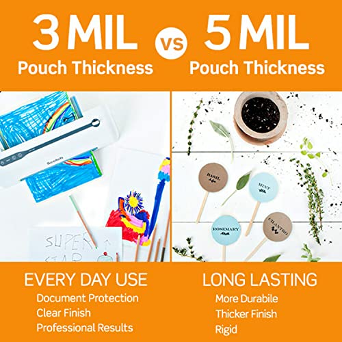 Scotch Thermal Laminating Pouches, 100-Pack, 8.9 x 11.4 inches, Letter Size Sheets (TP3854-100)