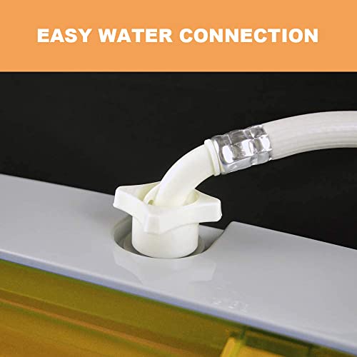 Panda PAN6320W Portable Machine, 10lbs Capacity, 10 Wash Programs, 2 Built in Rollers/casters, Compact Top Load Cloth Washer, 1.34 Cu.ft, Gray