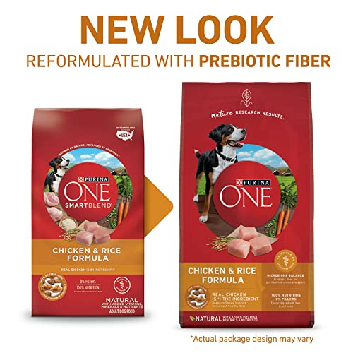 Purina ONE Natural Dry Dog Food, SmartBlend Chicken & Rice Formula - 40 lb. Bag