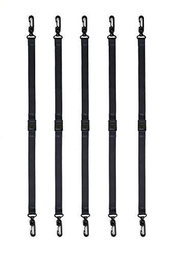 Chainchilla K1 Mask Lanyard for Kids  5 PACK Breakaway Lanyard for Mask for Kids  14-inch Polyester Lanyard with Breakaway Safety Clasp  Comfortable and Soft Fabric - (Black, 5)